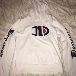 White hoodie